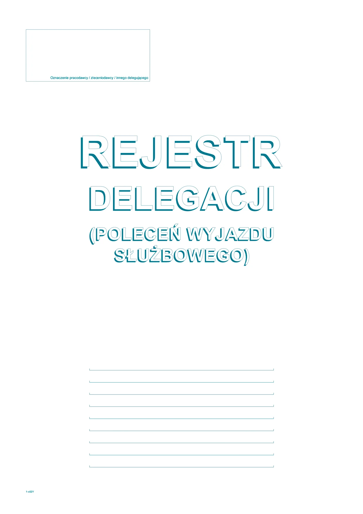 Galeria - 505-1R Rejestr delegacji