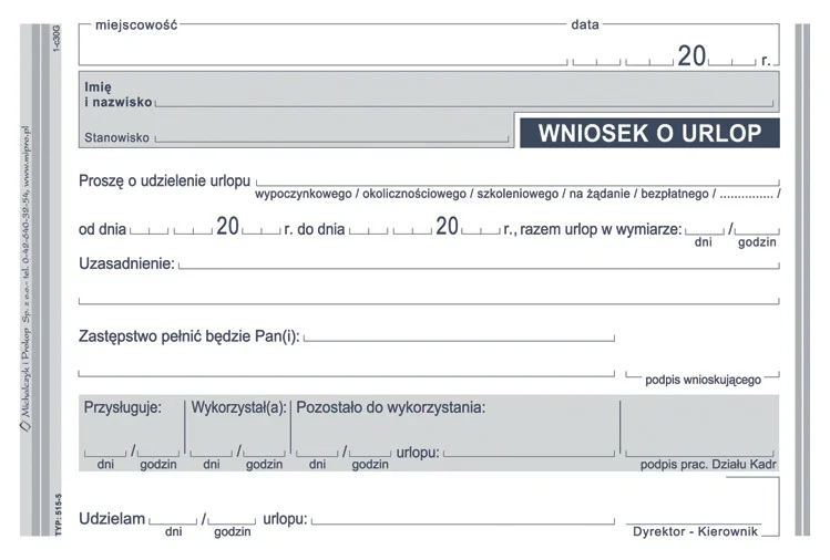 Galeria - 515-5 Wniosek o urlop