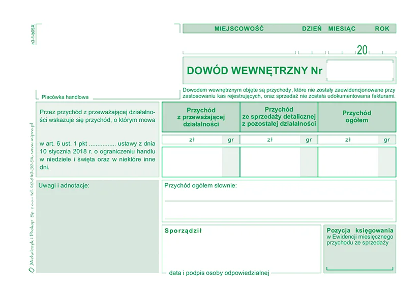 Galeria - N-3 Dowód wewnętrzny